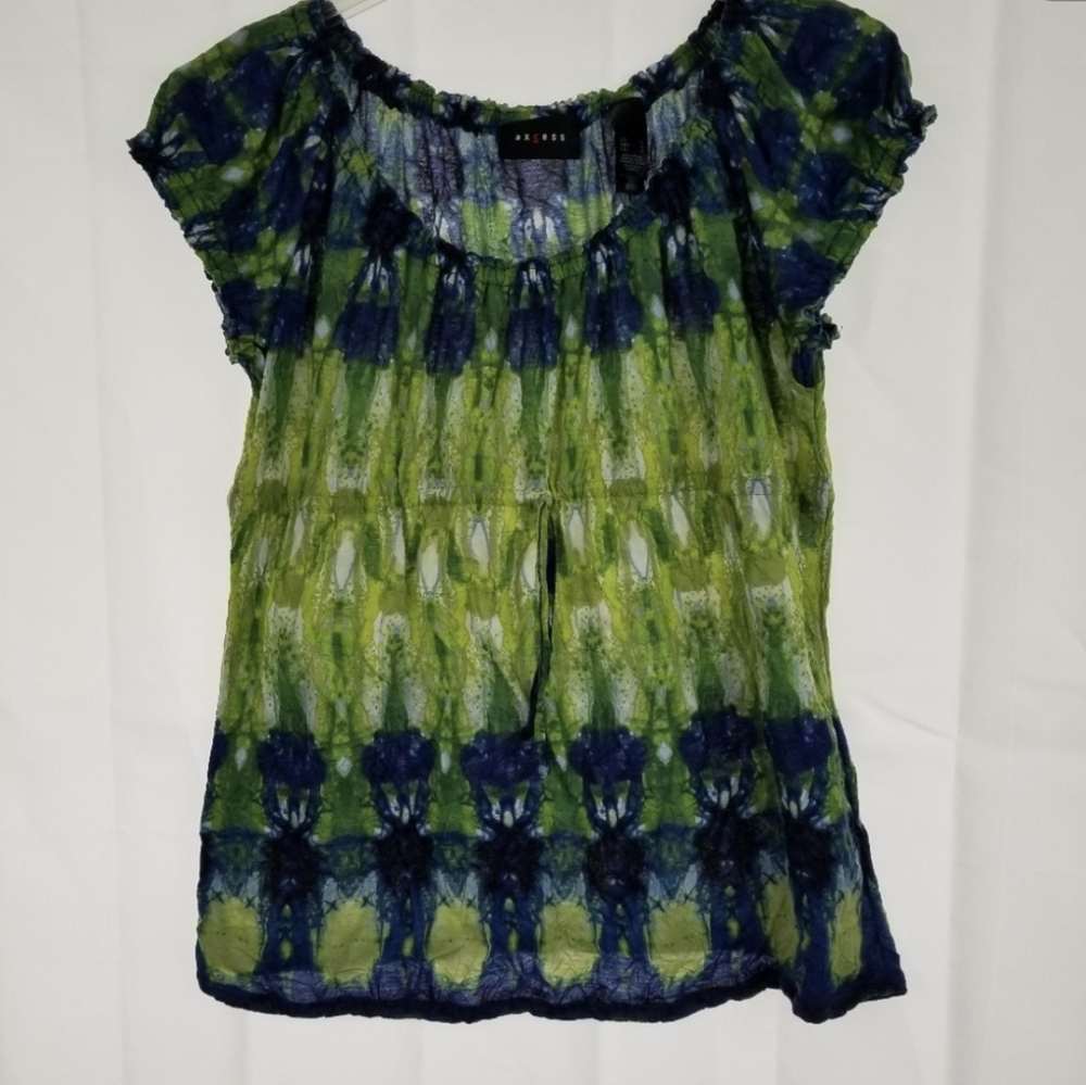 Tie dye babydoll shirt